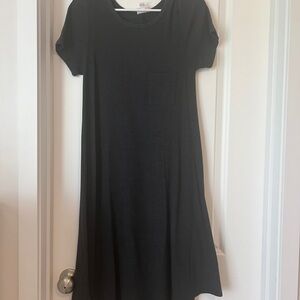 LuLaRoe Black A-line Mini Dress